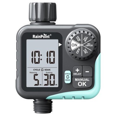 New Best RAINPOINT Sprinkler Timer - Cycle & Soak Hose for Garden with Automatic