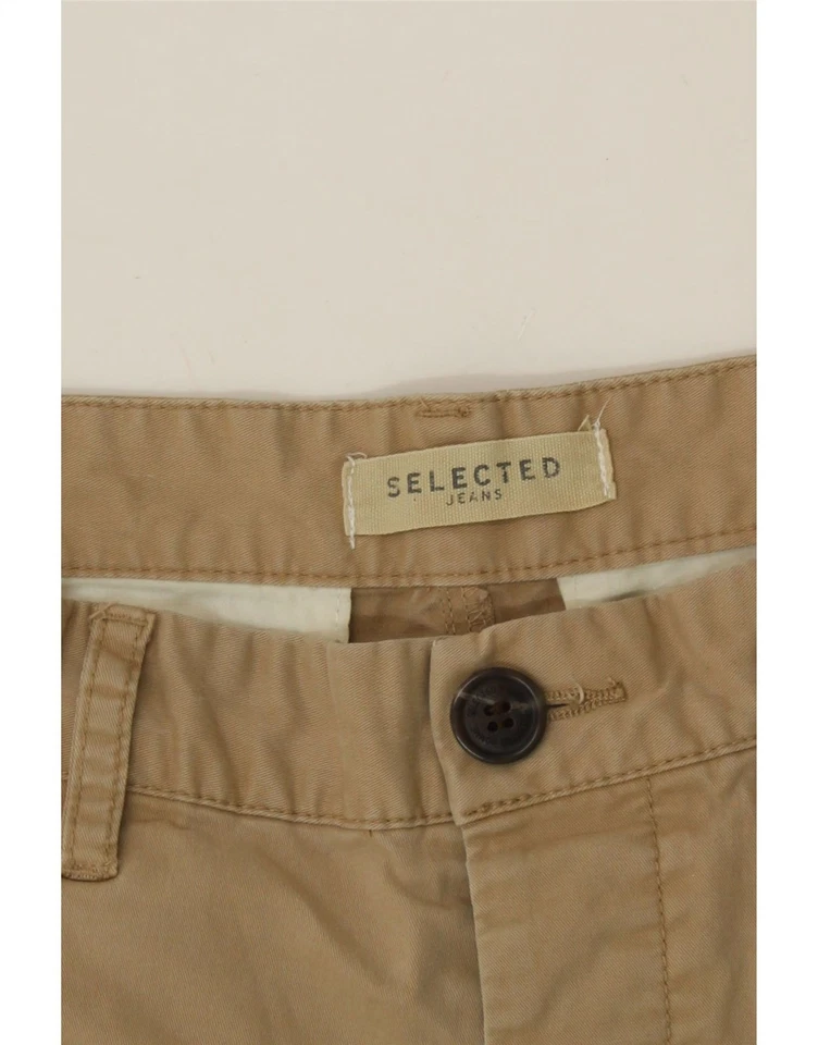 Pantalón cargo ajustado SELECCIONADO W30 L27 beige BR09 para mujer Foto 3 de 3
