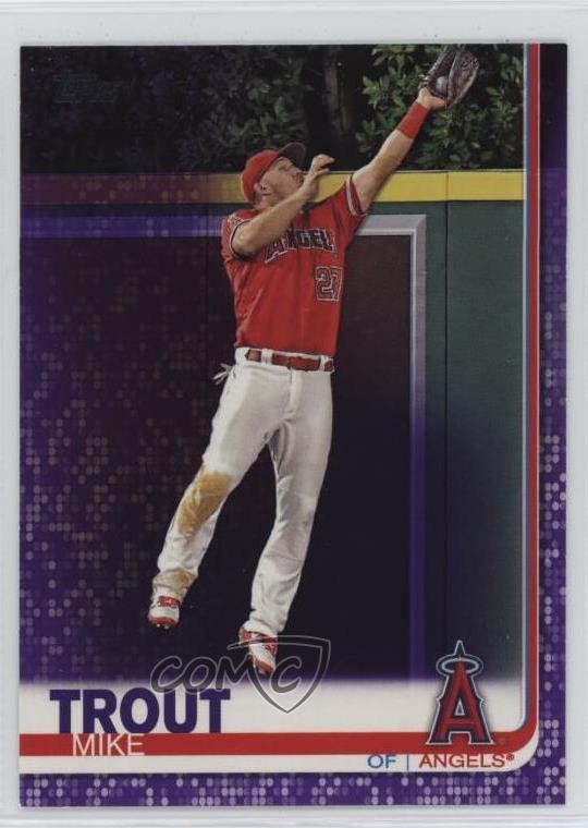 2019 Topps Meijer Purple Mike Trout #100