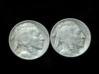 1913 5c Buffalo Nickel - Type 1 & Type 2 - Phildelphia Minted