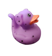 Purple Dog Duck - Bath Toy Duck 2" Rubber Bath Toy - New
