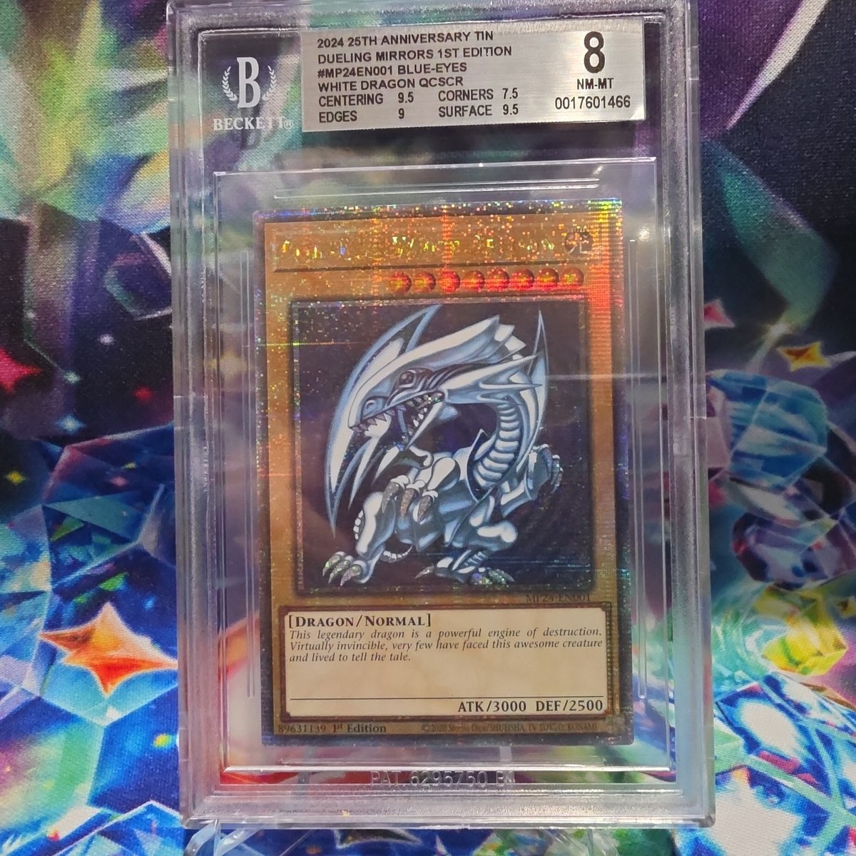 遊戯王 青眼の白龍 PSA10 25th QUARTER CENTURY PSA10】青眼の白龍