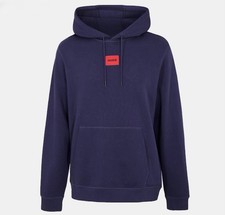 HUGO Daratschi Drawstring Hoodie - Men’s - Medium - Navy