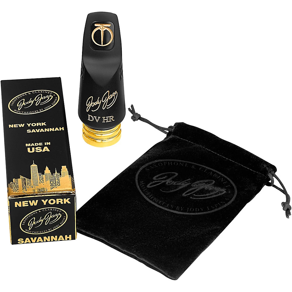 JodyJazz DV HR Alto Saxophone Mouthpiece 8 Black