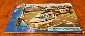 Lego City 7741 Police Helicopter Complete with Instructions Excellent Conditio