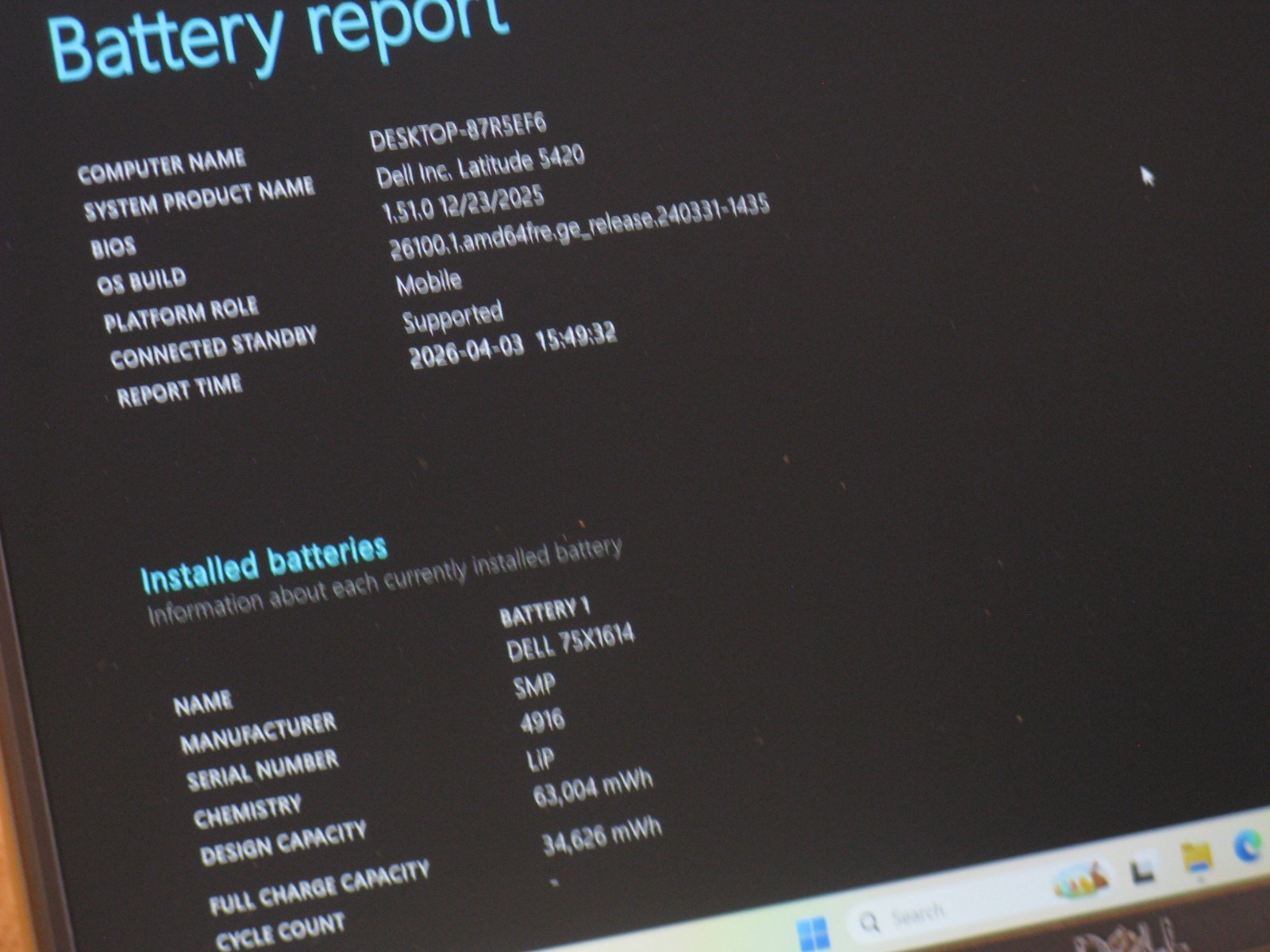 Dell Latitude 5420, 14-Inch Laptop, with Intel Core i7 11th Gen., 256 GB NVMe (Non-Volatile Memory Express), Windows 11 Pro