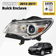 For 2013-2017 Buick Enclave HID Headlight Assy Unit w/bulb w/o AFS Driver Left