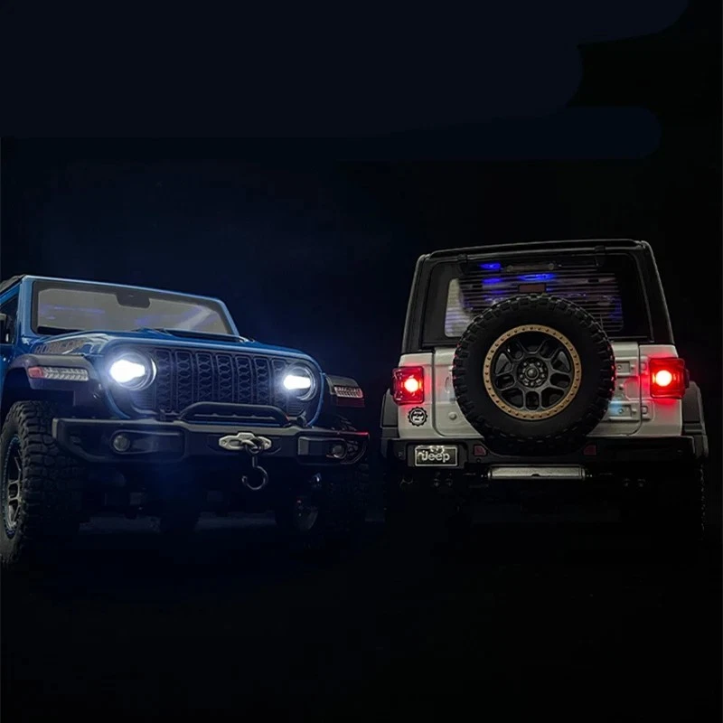 1:18 Jeep Wrangler Rubicon Alloy Off-road Vehicles Car Model Diecast & Toy Metal - Image 2 of 4