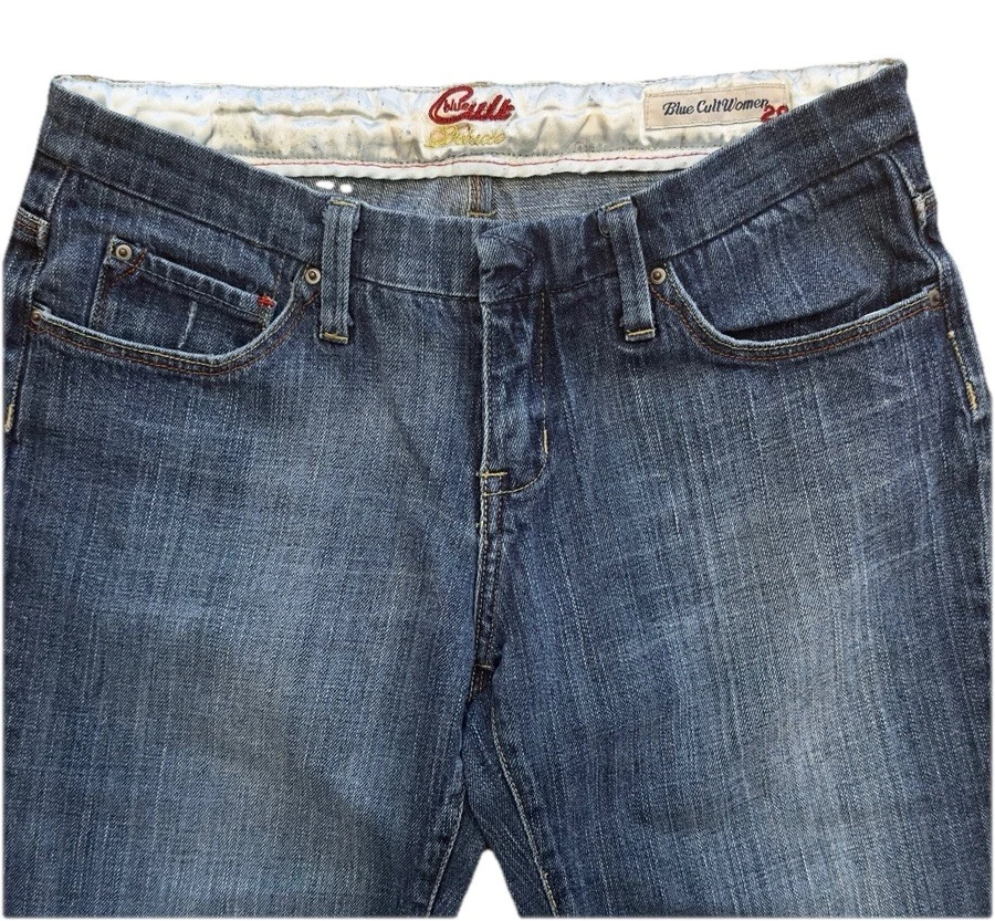 Blue Cult Deluxe Womens Size 28 Low Rise Boot Cut. y2K  Vintage 2000s - Image 3 of 4