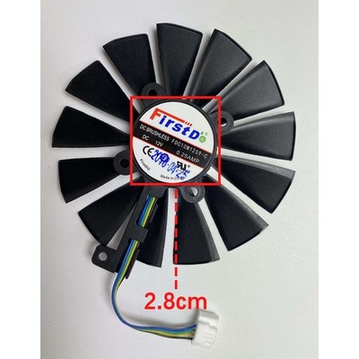 Kühlung Lüfter für ASUS RTX2060 GTX1660 1660S PHOENIX MINI ITX Grafikkarte