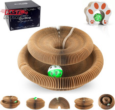 Kitty Kurlz Accordion Magic Organ Cat Scratcher Toys for Indoor Cats - Cardboard