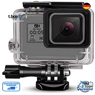 Fitstill Tauchgehäuse 60m 196FT wasserdicht für GoPro Hero