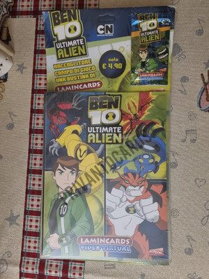 Album Lamincards Edibas Ben 10 ULTIMATE ALIEN versiegelt Neu + Tasche