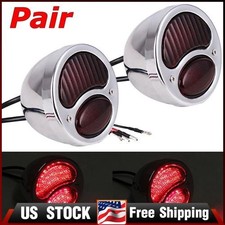 2pcs Led Custom Hot Rat Street Rod Tail Light Duolamp Taillight For Ford Model A