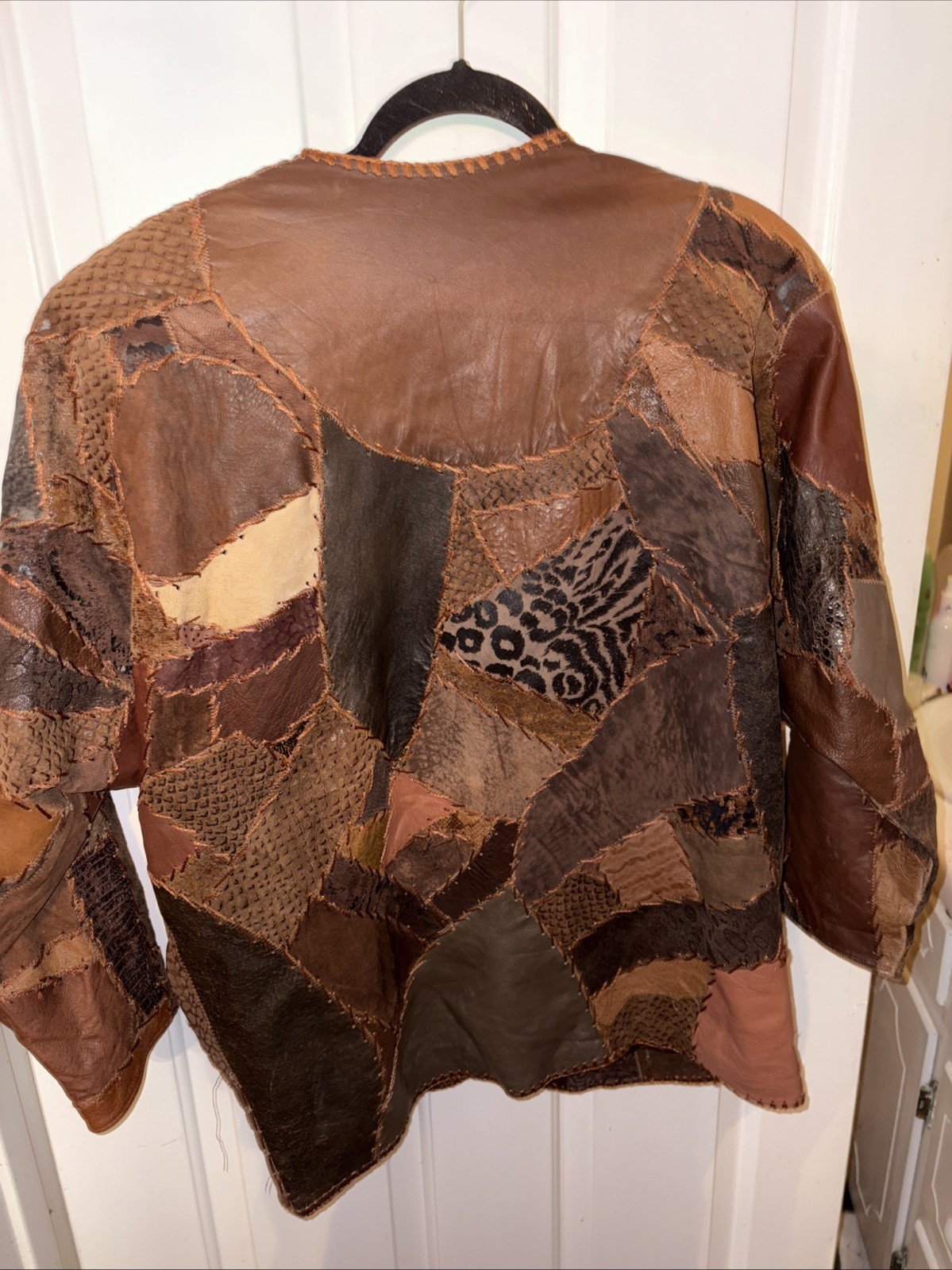 Vintage Cyrous Patchwork Boho Western Hippie US 1… - image 2