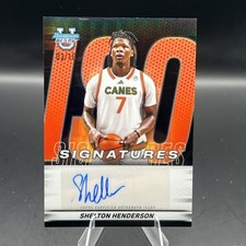 2026 Bowman Best University Shelton Henderson ISO Signatures Black /10 #IS-SH