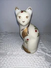 Fenton Twining Berries on Ivory Satin Stylized Cat