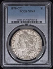 1878-CC Morgan Silver Dollar $1 PCGS XF45 - Original!