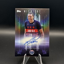 2025-26 Kyshawn George Topps Midnight Dark Marks Auto