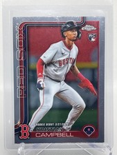 2025 Topps Chrome Update KRISTIAN CAMPBELL Rookie Debut Base USC188 Red Sox