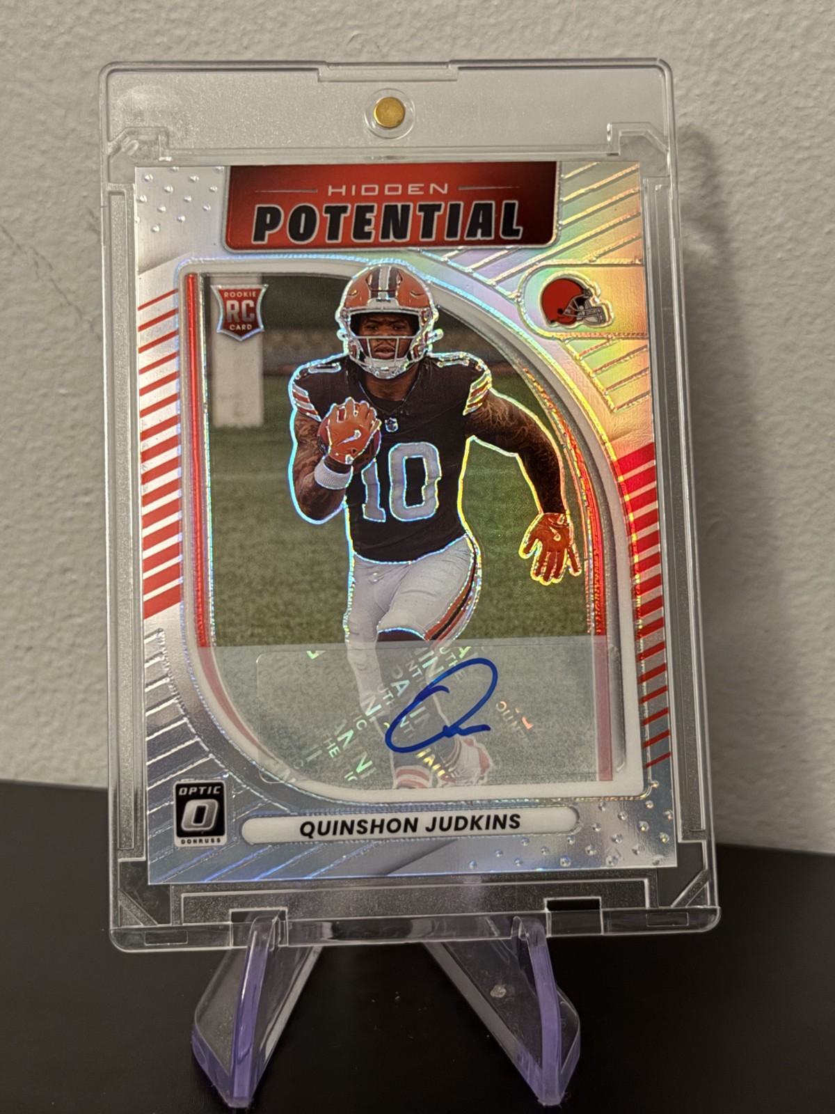 2025 Panini Donruss Optic - Hidden Potential Quinshon Judkins #7 Autographs /199