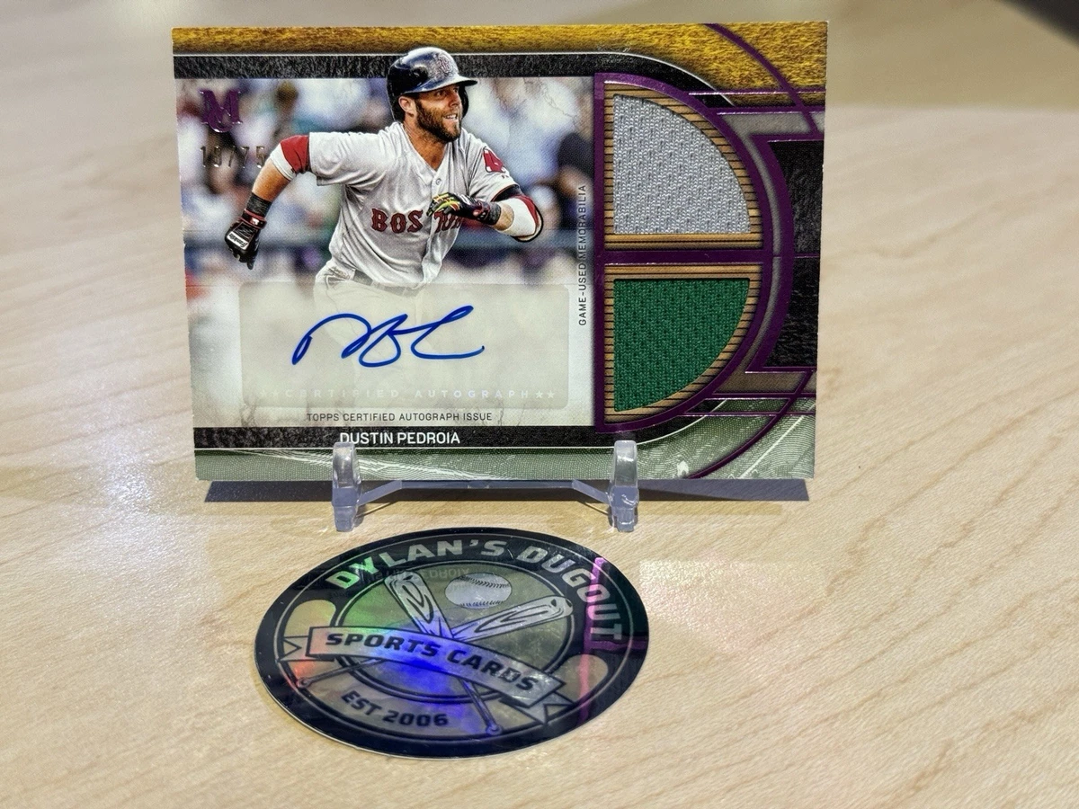 Dustin Pedroia Autograph Baseball Trading Cards for sale | eBay