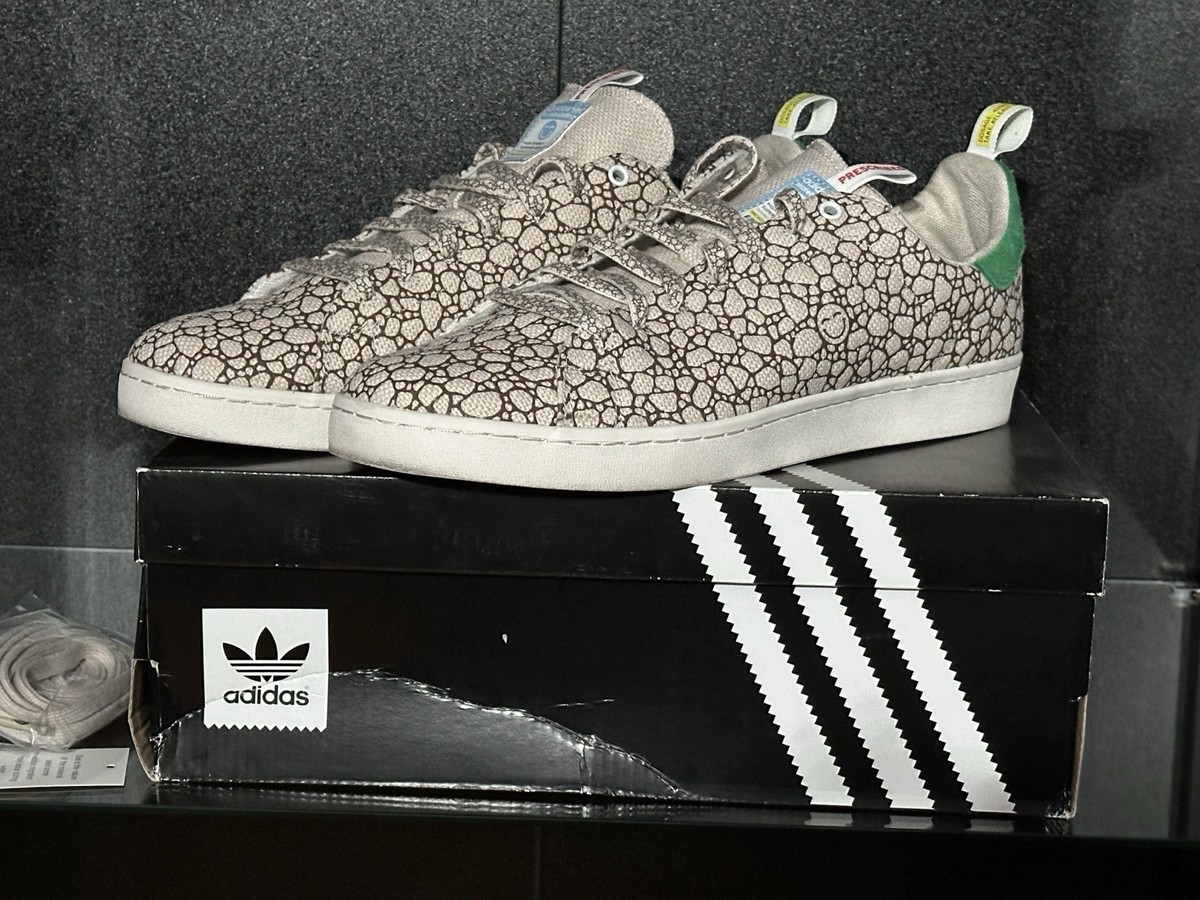 Special Edition Adidas Stan Smith Vulc X Bait 420 Edition Hemp Shoes Rare  Sz 13