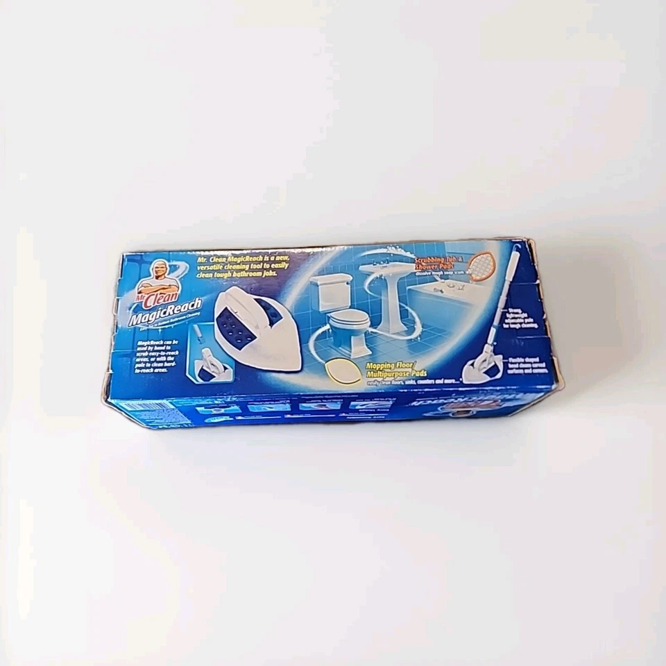 Mr Clean Magic Reach Kit de inicio Herramienta de limpieza de baño Poste desmontable ~ NUEVO Foto 2 de 3