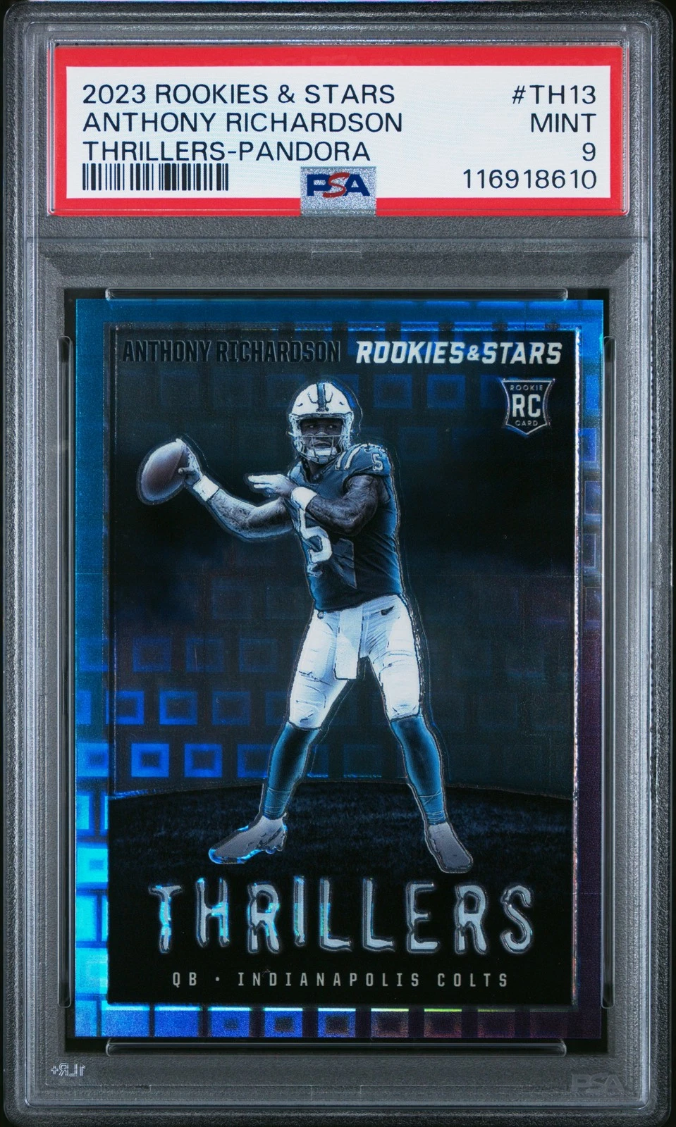 Anthony Richardson Panini Rookies & Stars Thrillers #TH13 Pandora