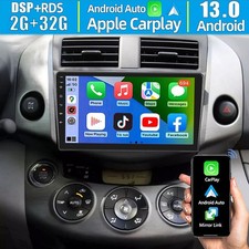 For Toyota Rav4 2007-2011 Android Auto Car Radio Stereo Touch Screen GPS Carplay