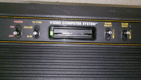 Atari CX-2600 Console System CX-2600A With Power Supply 4 Different Controllers