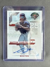 2025 Panini Prospect Edition Baseball Nazzan Zanetello Prizm Auto Red Sox