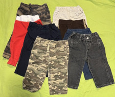 Boys Name brand Toddler Kids Clothing Lot 12 MONTHS 12M tops bottoms Please Look