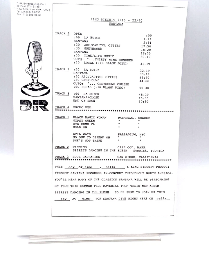 SANTANA - CD Radioshow "King Biscuit Flower Hour" (USA) - Bild 3 von 3