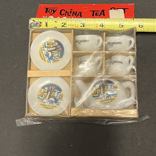 Frozen Fountain VA - Mini Tea Set *NEW* Toy China Porcelain - - Picture 2 of 6