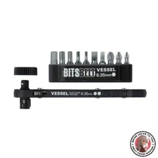 NEW Vessel TD-70 Plate Ratchet Screwdriver Set (Includes 10 Pos