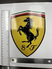 Magnetic Ferrari Shield Large 7 Pvc Fender Scuderia Each Vintage Look Magnetic Ferrari Shield Large 7 Pvc Fender Scuderia Each Vintage Look