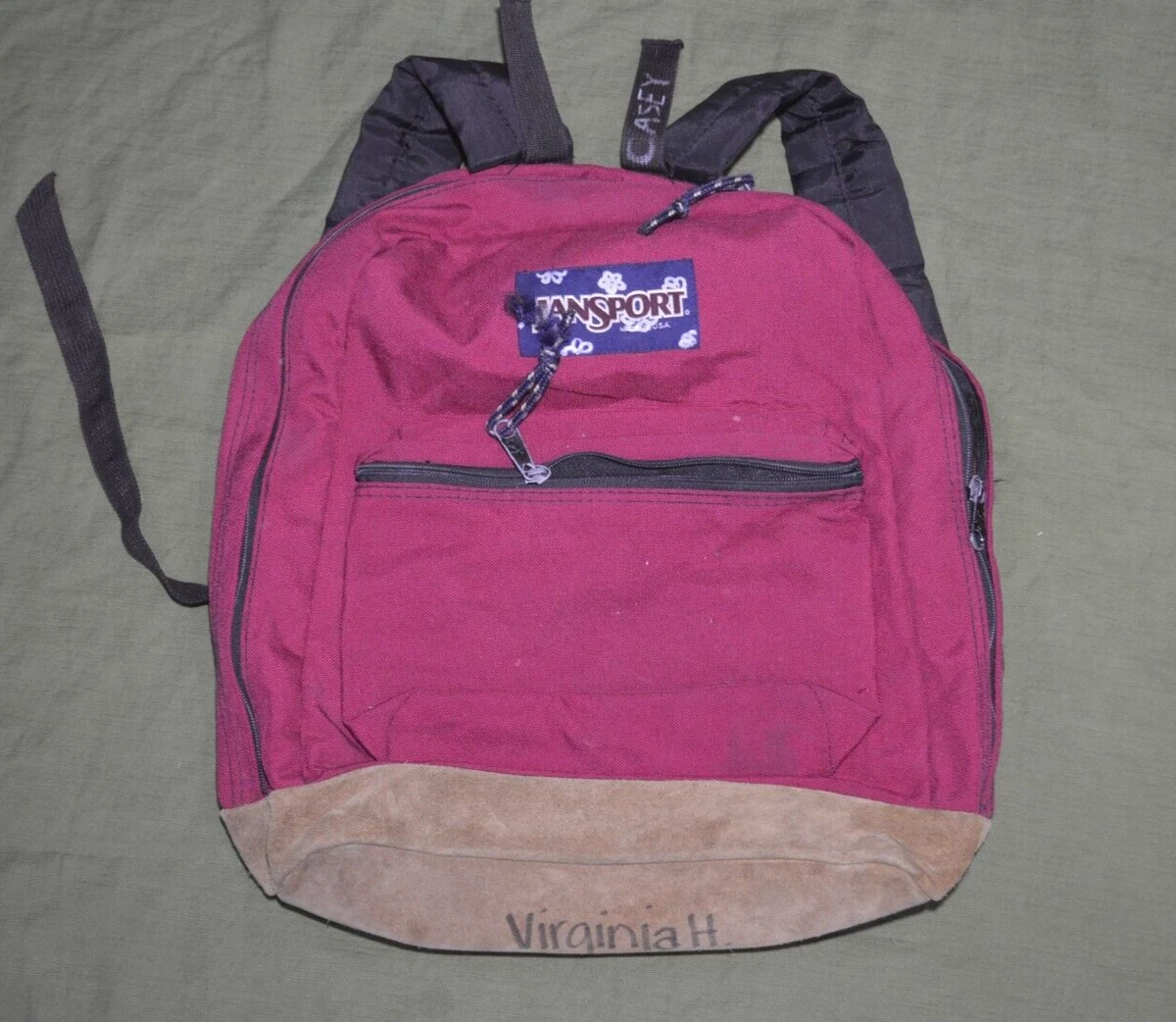 How to clean a top jansport backpack with leather bottom