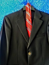 40 REGULAR- JOHN W. NORDSTROM-JACKET-SUIT-BASIC BLAZER-BLACK-ATTRACTIVE