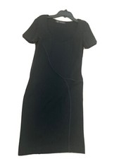 BLACK  DRESS Versace size EU 38 and USA 2
