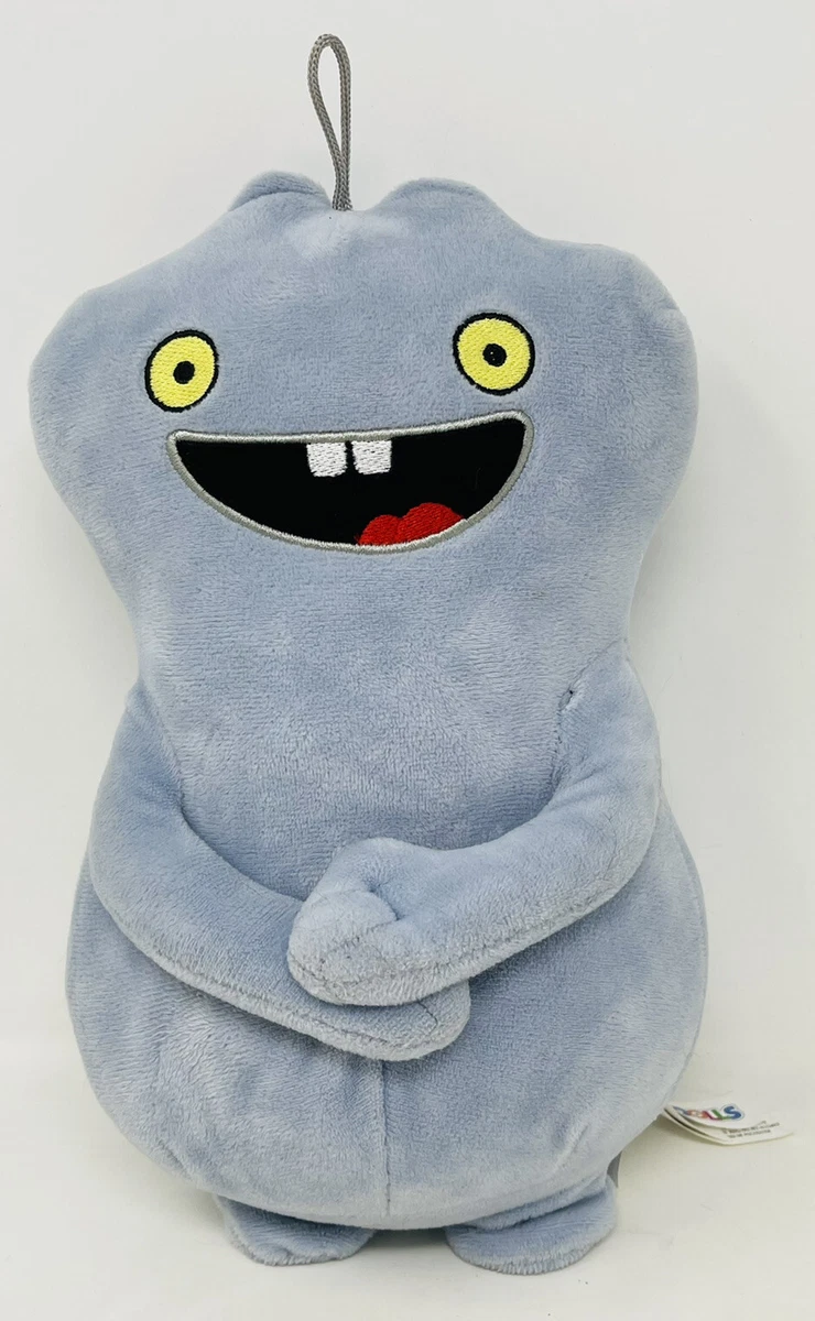 Ugly Doll Plush Gray Babo Smiling 11 Stuffed Toy Hands Folded