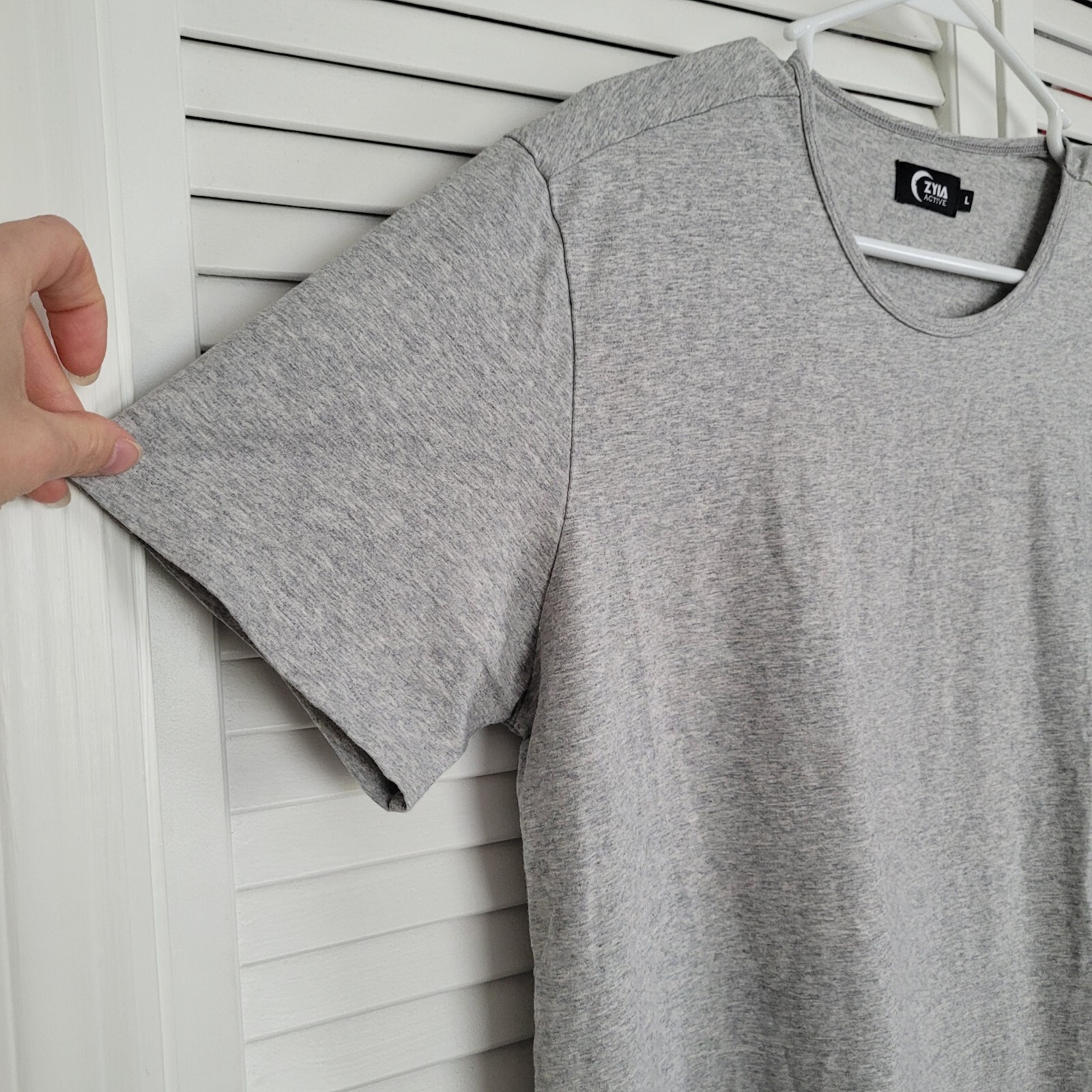 Zyia Active Women's Basic Heathered Gray Athletic… - image 3