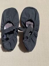 SoDanca Ballet Shoes Girls Black Size 4 Junior