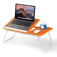 Laptop Desk for Bed Couch Adjustable Foldable Bed Table with Cup Holder Break...