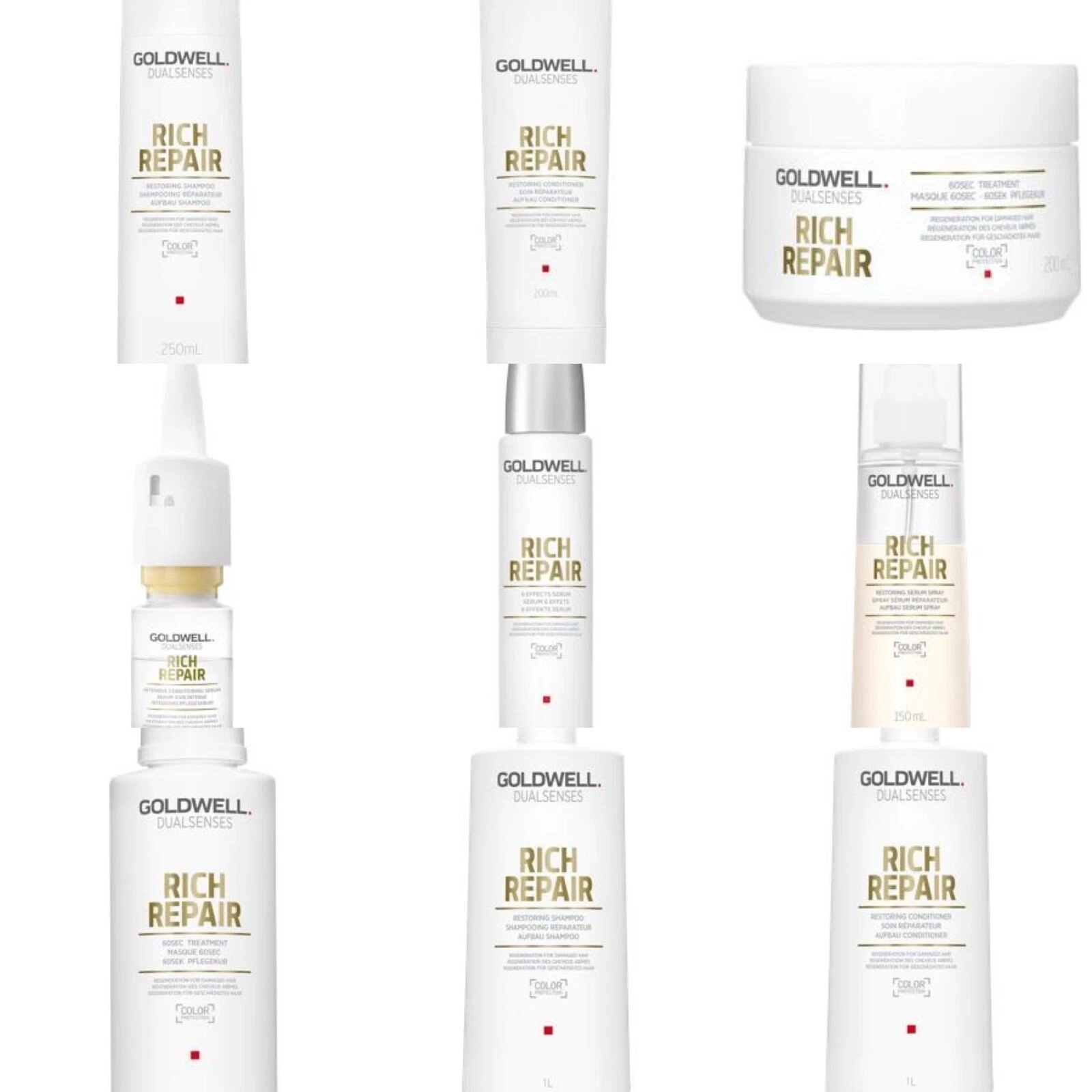 Goldwell Dualsenses Rich Repair Shampoo,Conditioner And Treatment- Options
Opens in a new window or