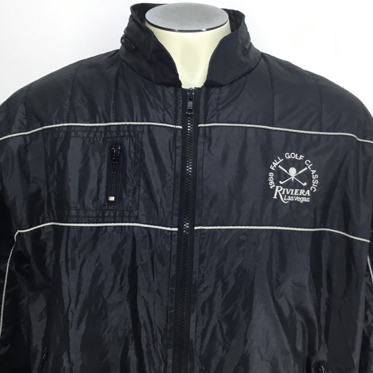 【大きいサイズ】【LL】  GOLF ジャケット Vintage Sz XXL Jacket 1988 Fall Golf Classic Bomber Lightweight