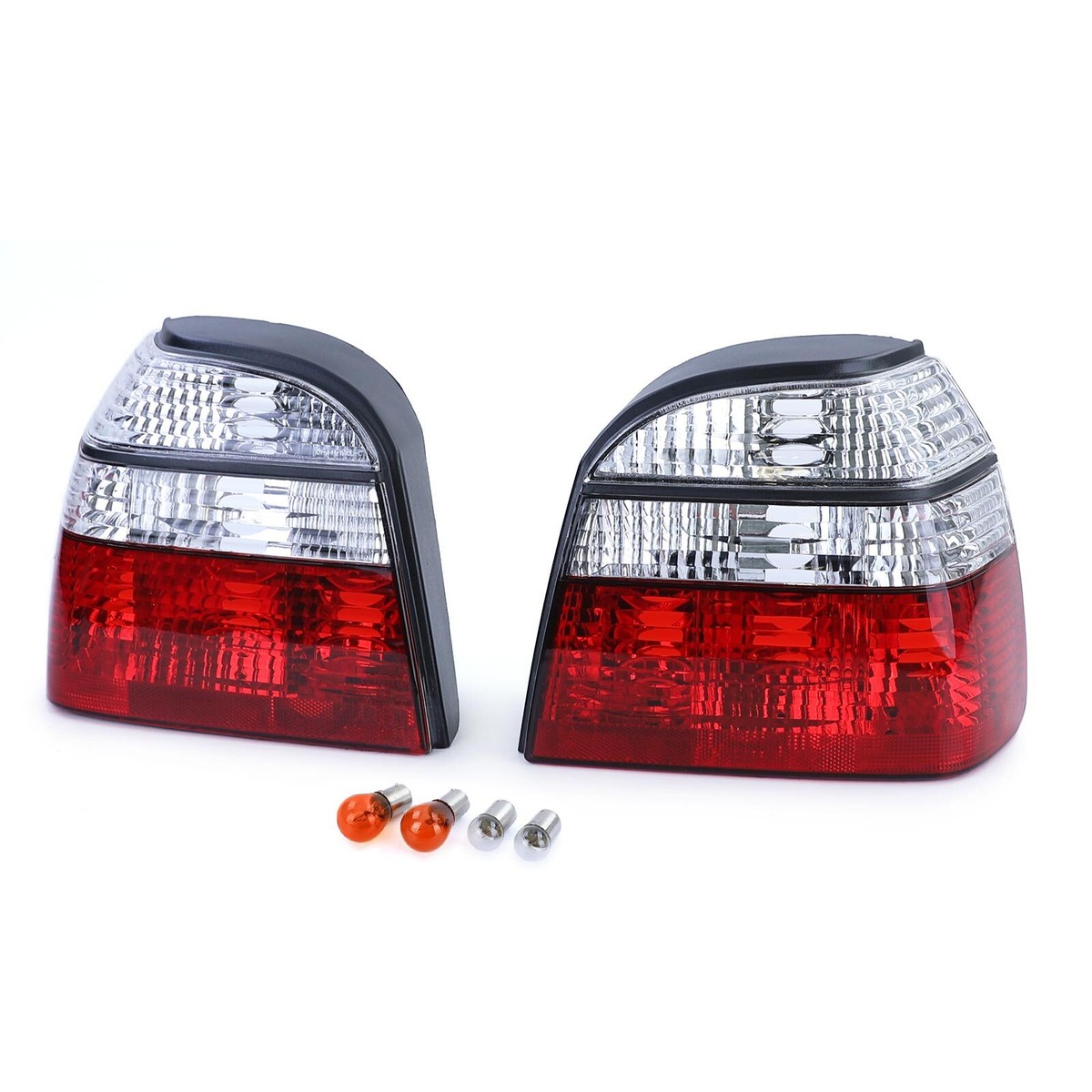 Rear Lights Red / White for VW GOLF 3 III Sedan / Convertible from 