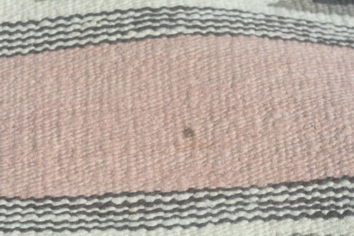 Vintage Large Navajo Handwoven Crystal Pattern Rug 65.5" x 49.5" - Picture 10 of 12