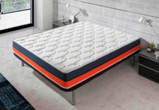 matelas double face été/hiver avec mémoire de forme
