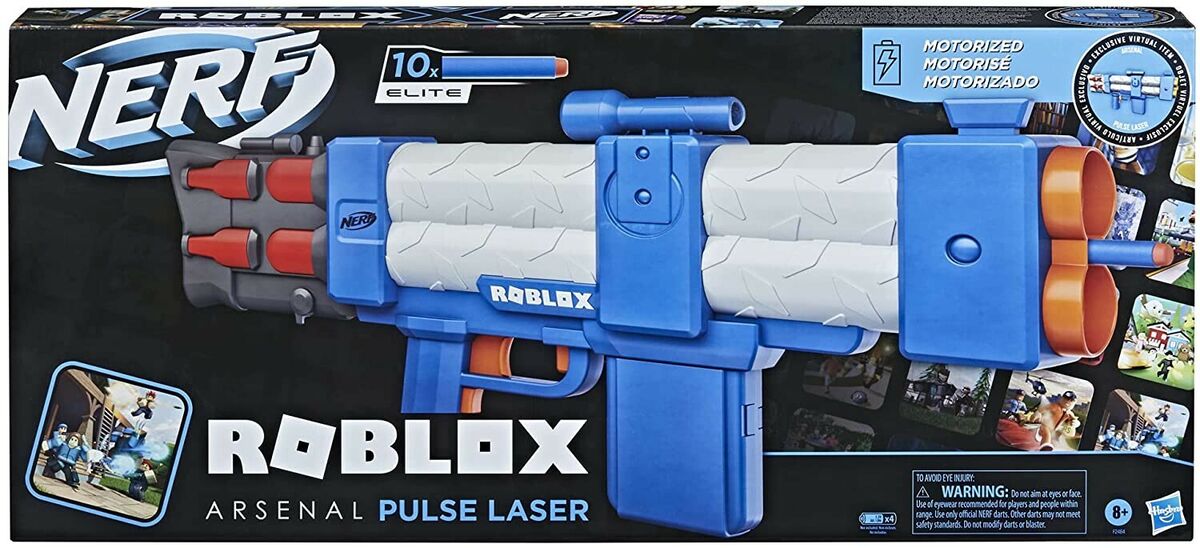 Nerf Roblox:Arsenal Pulse Laser Blaster, Hobbies & Toys, Toys